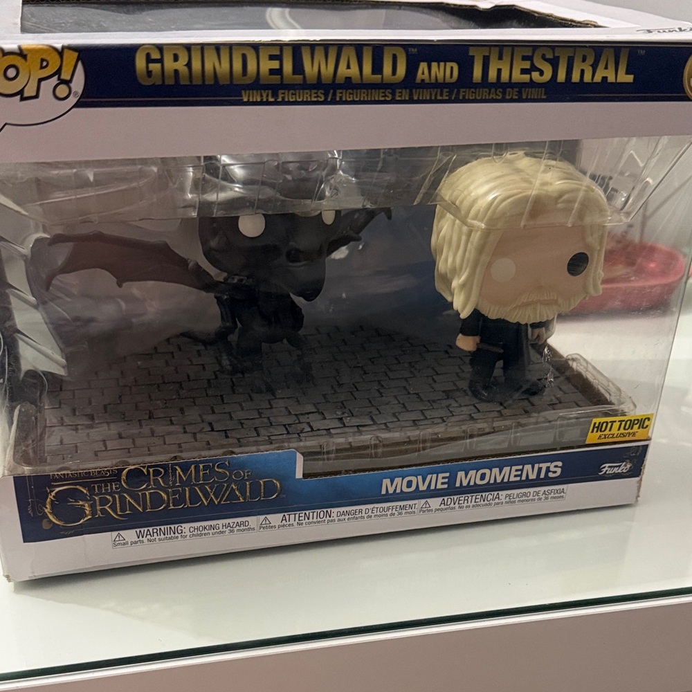 Funko Pop Grindelwald and Thestral Figures - Black and Blonde